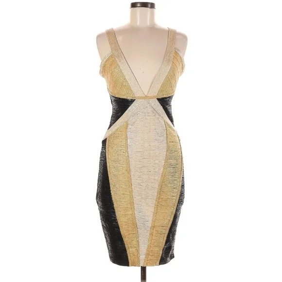 Wow Couture Gold Label Size S Cocktail Dress - Picture 2 of 6